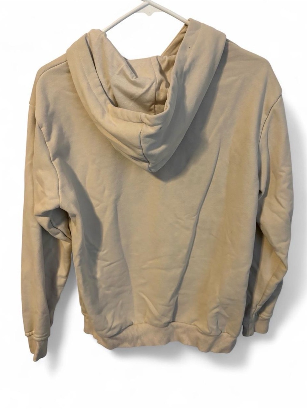 Women's Lightweight Hooded Sweatshirt in Beige - Picture 3 of 5